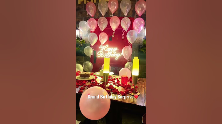 Grand Birthday Surprise 🥺❤️