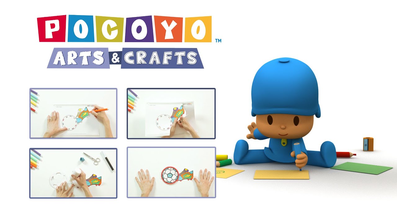 Pocoyo Arts & Crafts: Magical Football | Football with Pocoyo