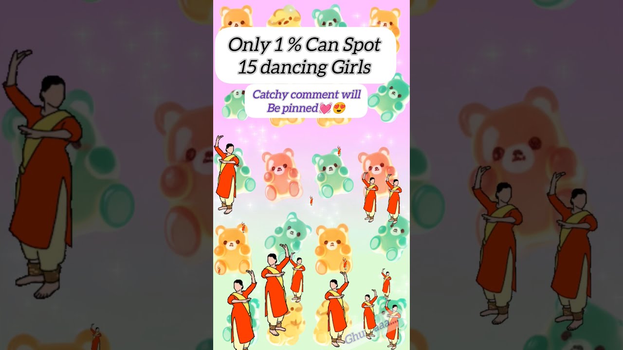 Can You Spot 15 Dancing Girls Trending Viral New Eyechallenge Watermagic Magic Quiztime