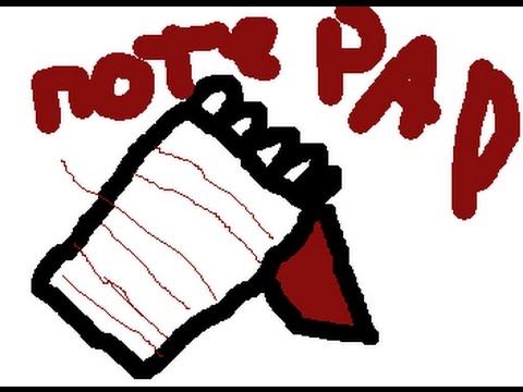 how to make a game in notepad - YouTube