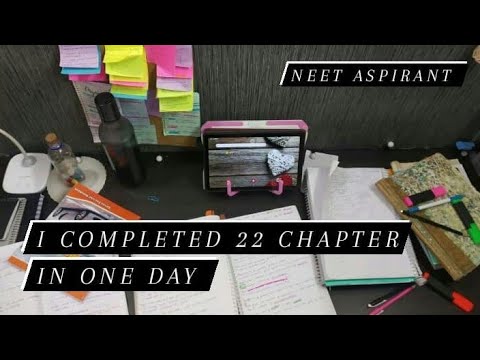 I Completed my Book in One Day ll Exhausting but Satisfying Day ll Study vlog ll Neet Aspirant