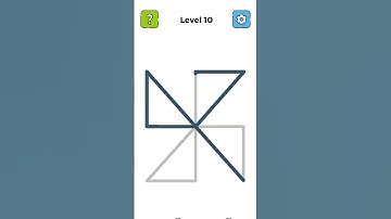 single line puzzle drawing Level 10