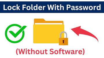 How To Lock A Folder With A Password On Windows 7 / 8 / 10 | Lock Folder With Password (No Software)