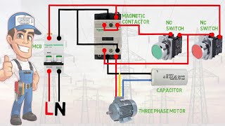 three phase motor run single phase line