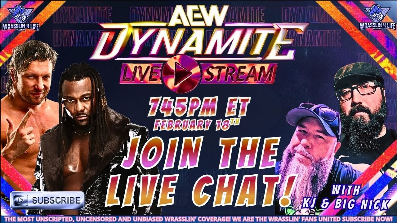 AEW Dynamite Live Reaction & Watch Party - Join us (February 18, 2026) 