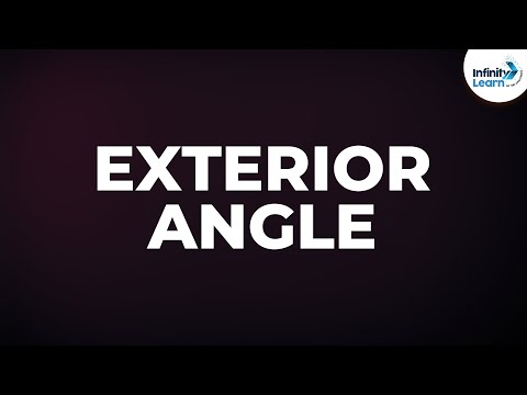 What is the Relation of an Exterior Angle of a Triangle with its Interior Angles? | Don&rsquo;t Memorise