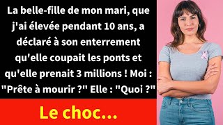 La belle-fille de mon mari, que j'ai élevée pendant 10 ans, a déclaré à son enterrement qu'elle