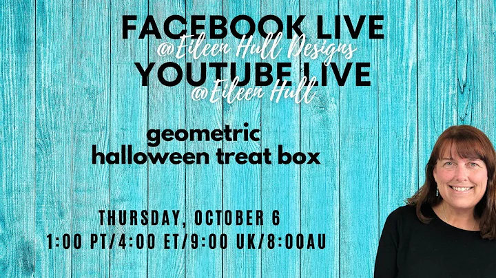 Geometric Halloween Treat Box