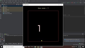 Snake game using python | Python code | turtle module