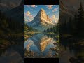 A Serene Mountain Reflection In 8K Nature S Calm Meets Anime Inspiration Mountainview Anime A Serene Mountain Reflection In 8K Nature S Calm Meets Anime Inspiration Mountainview Anime