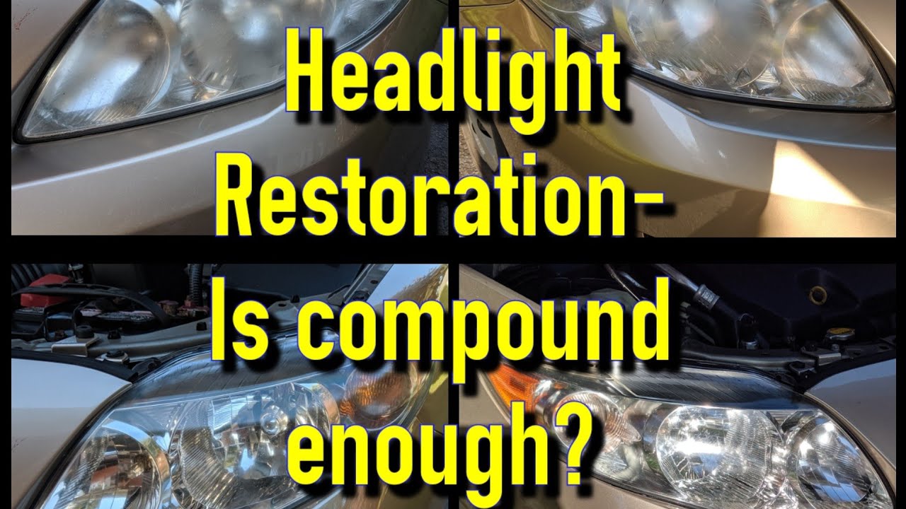 Headlight Restoration using Mothers Mag Polish - Pass or Fail 