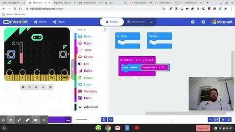 Temperature sensor Micro:bit