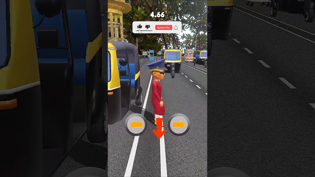 🚦 Rode crossing game 