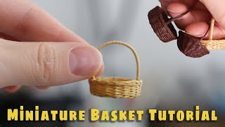 Miniature Basket Tutorial // Minyatür sepet yapımı