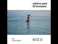 Unreal Engine water simulation | UE5 #3d #ue5 #water #simulation #unrealengine #unrealengine5