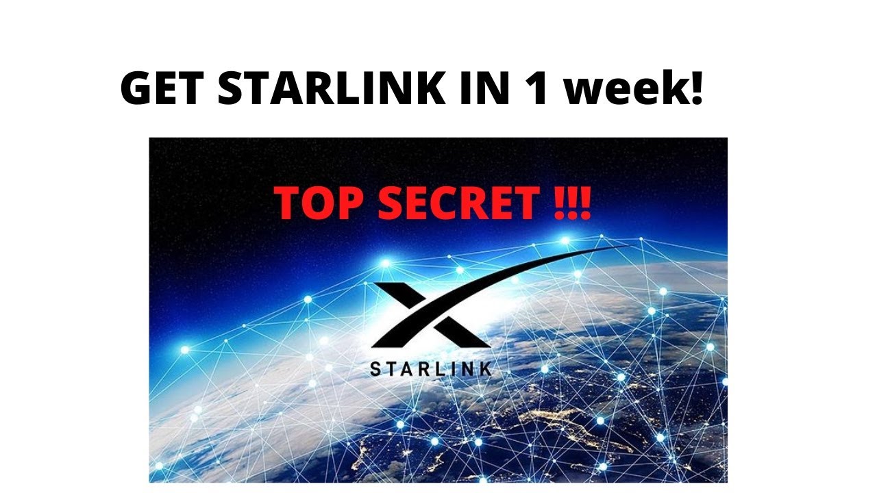 UPDATE VIDEO. JUNE ! How to get STARLINK now....Starlink Secret - https ...