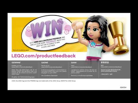 YouTube thumbnail: Lego Friends 41352 - The Big Race Day - Building Instructions