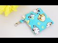 How to Sew a Key Chain Face Mask BASIC Case QUICK OVERVIEW by learncreatesew