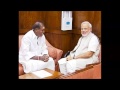 Shri narendra modi meets puducherry cm shri n rangasamy