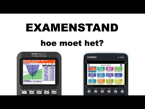 Hoe activeer je de EXAMENSTAND? (Casio fx-CG50 en TI-84 CE-T) - YouTube Hoe Activeer Je De Examenstand? (Casio Fx-Cg50 En Ti-84 Ce-T) - Youtube