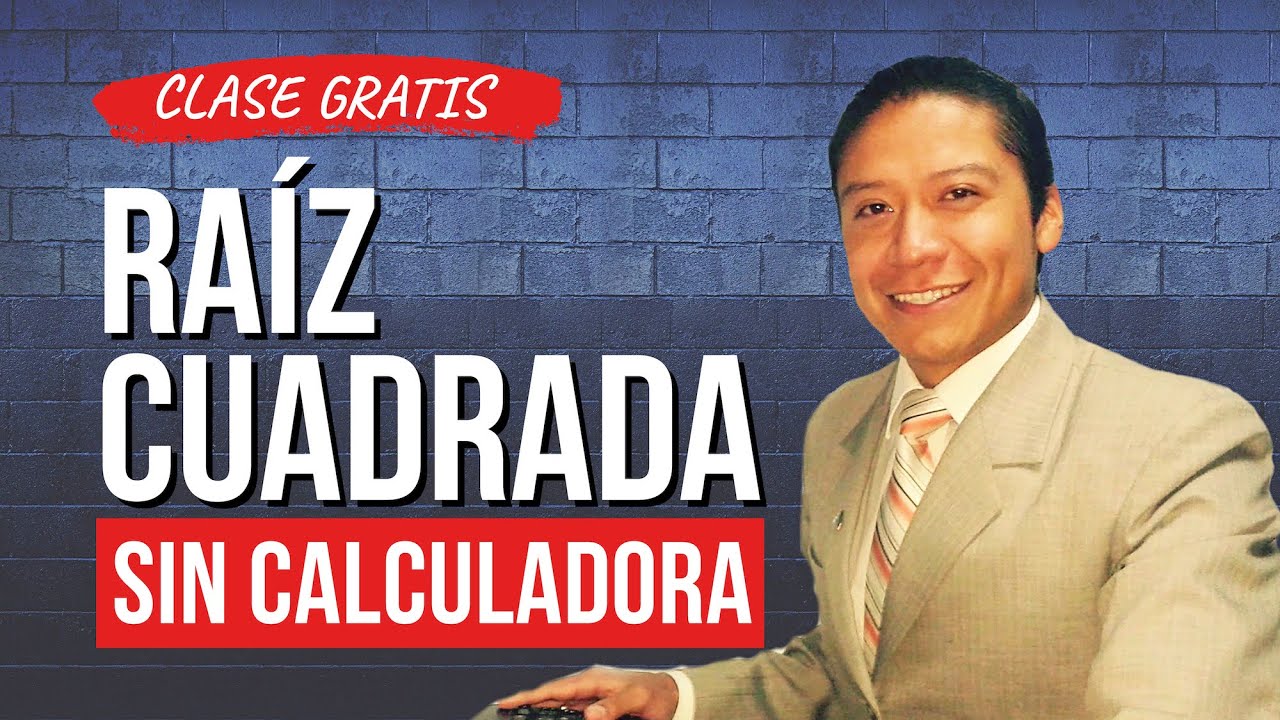 🔴 Cómo sacar la raíz cuadrada exacta sin calculadora YouTube