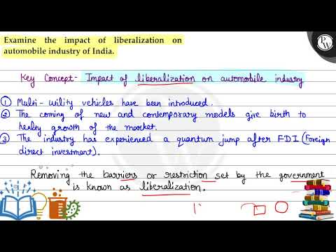 Explain The Impact Of Liberalisation On Automobile Industry Of India