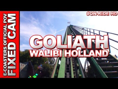 Goliath - Walibi Holland (Walibi World) | On-Ride (ECam HD)