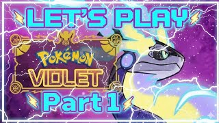 Pokemon Violet Lets Play Part 1