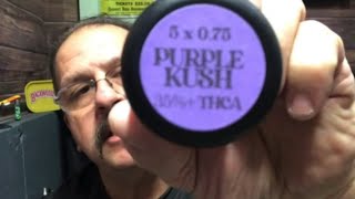 Purple Kush Pre-roll from CRYSP #420 #cannabiscommunity #puffpuff