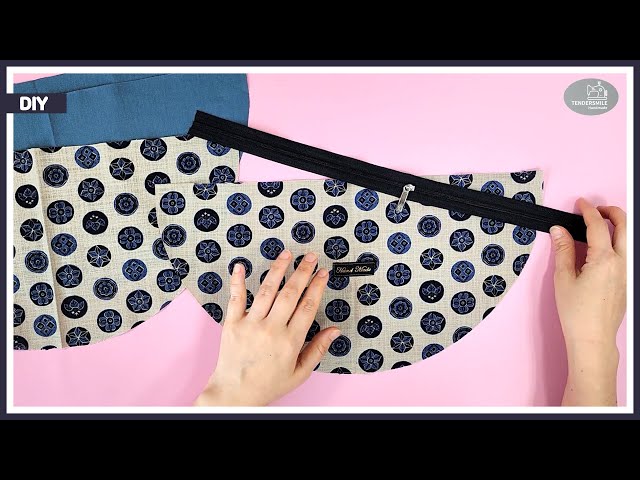 You can easily and quickly make a round shoulder bag / sling bag class=