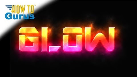 How You Can Make Glowing Style Text in Adobe Photoshop