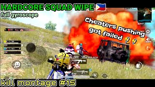 XIAOMI MI 9T PRO HARDCORE SQUAD WIPE (Cheaters push but failed)  kill montage #15