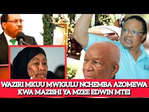BAL PRIME MINISTER MWIGULU NCHEMBA AZ FLOWERS FOR THE FUNERAL OF THE ELDER EDWIN MTEI 