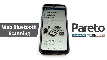 Web Bluetooth Scanning with Pareto Anywhere (Web Edition)
