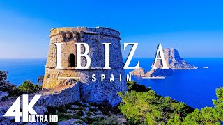 FLYING OVER IBIZA (4K UHD)  Relaxing Music Along With Beautiful Nature Videos  4K Video Ultra HD