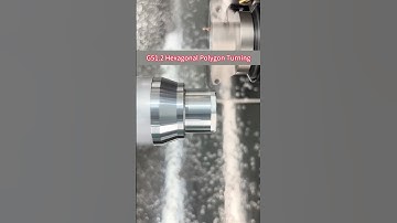 How to Perform Hexagonal Cutting with a Fly Cutter on the ST-52YT? #cnc #machine