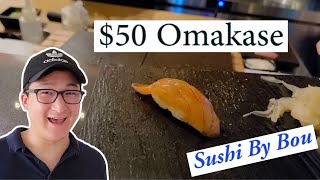 OMAKASE for ONLY $50 in Jersey City! Sushi By Bou REVIEW