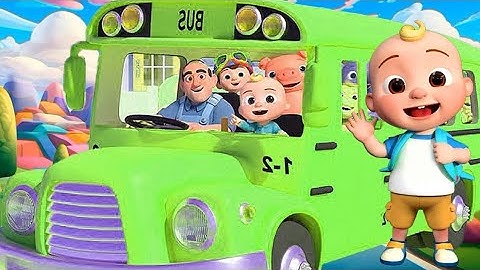 🚍 Wheels on the Bus Remix 🎶 [140 Sec LOOP] Cocomelon Style Sound Variations & Versions 