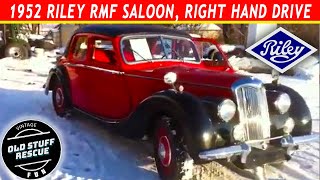 1952 Riley RMF Saloon, Right Hand Drive Great Running condition