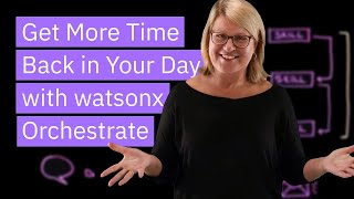 watsonx Orchestrate Gives You Back Time in Your Day with automation and AI