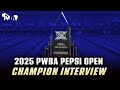 2025 PWBA Pepsi Open Champion interview