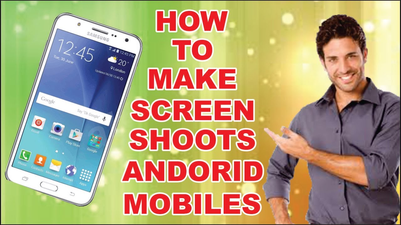 How To Take Screen Shot On Android - YouTube