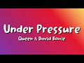 Queen  david bowie  under pressure lyrics