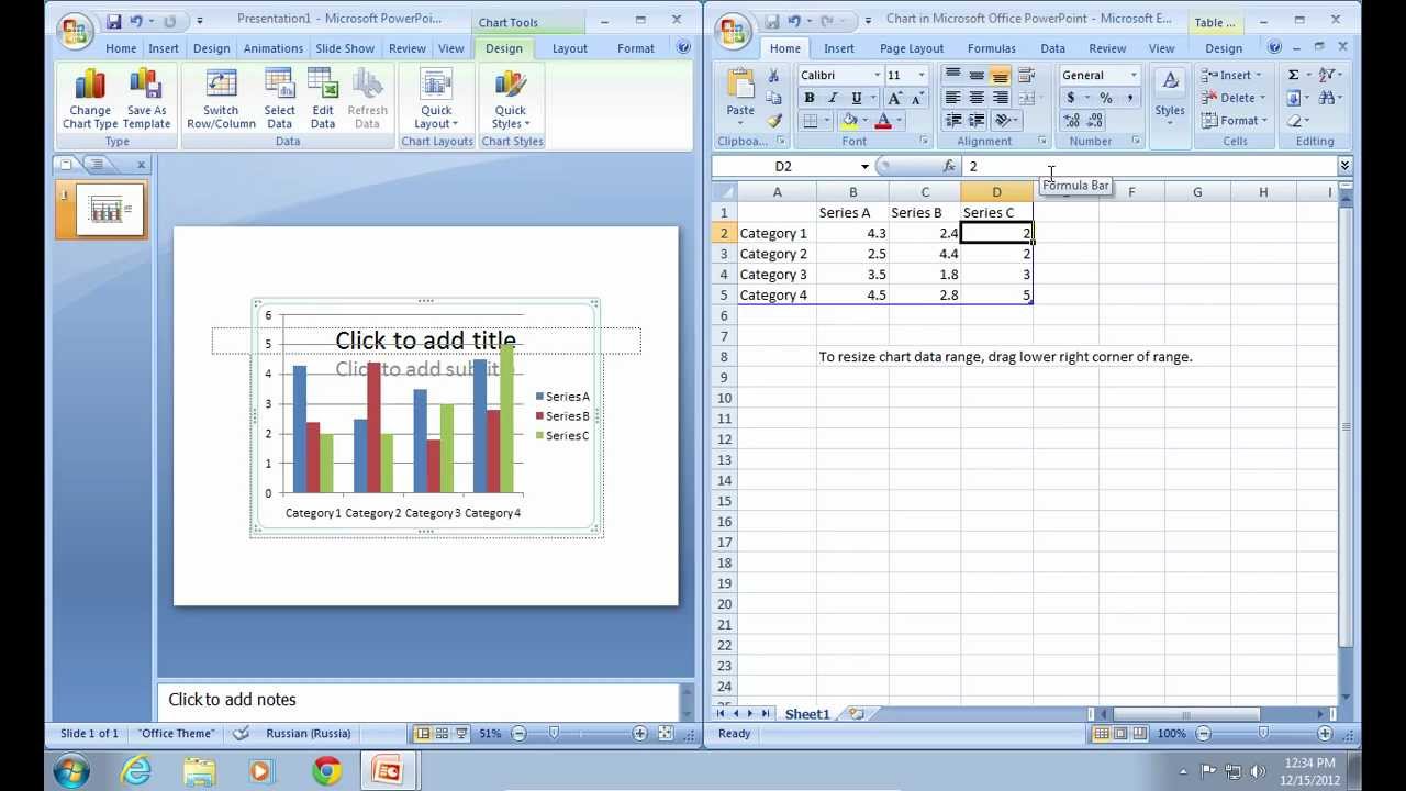 Link Powerpoint Chart To Excel