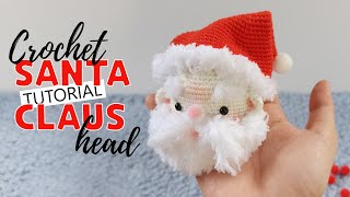 Crochet Tutorial | SANTA CLAUS head doll 🎅