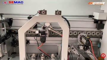 Máy dán cạnh thẳng 7 chức năng tự động | Máy chế biến gỗ công nghiệp