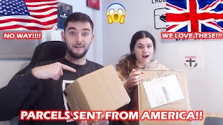 British Couple Open Surprise Parcels From America!
