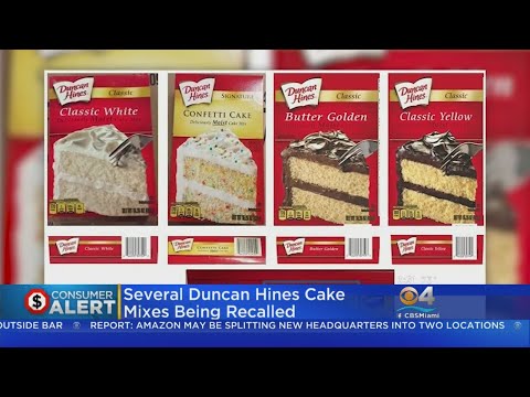 Duncan Hines Recalls Four Cake Mixes