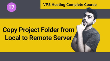 How to Copy Project Folder from Local Machine to Remote Server VPS Hosting (Hindi)