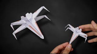 Origami Star Wars X-Wing - How to Fold